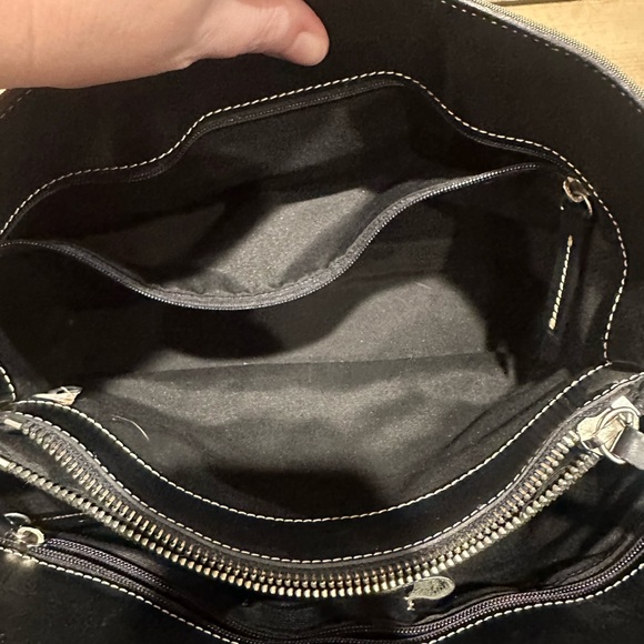 Dooney & Bourke signature canvas and leather satchel bag - Picture 6 of 9